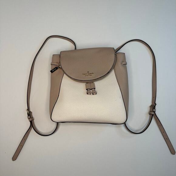 Kate Spade Leila Colorblock Flap Backpack Bag - Picture 1 of 8